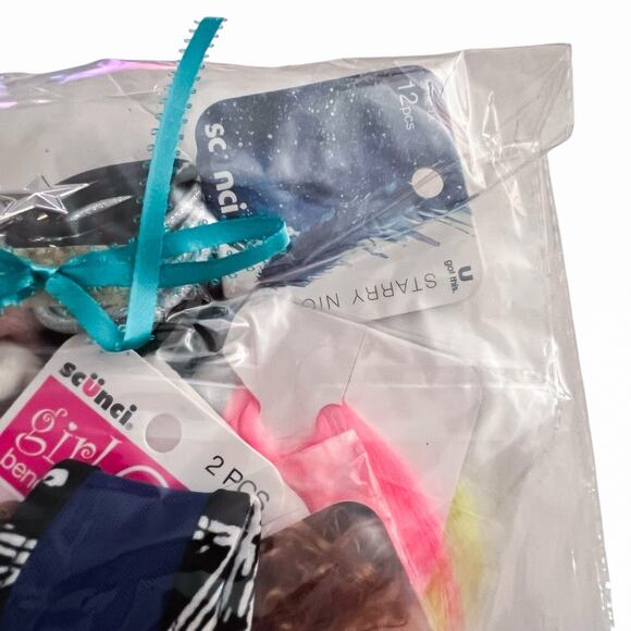 Huge Hair Accessory Lot Jasmine Ties Elastics Mesh Headband Pearl Scrunchies - Picture 3 of 6